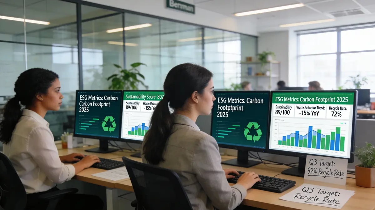 ESG-Reporting: Nachhaltigkeitskennzahlen analysieren